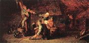 OSTADE, Adriaen Jansz. van Village Feast sg oil painting reproduction